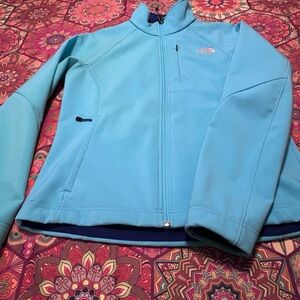 The North Face Light Blue Softshell Jacket